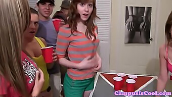 Teen (18+) Group Sex In Homemade Video