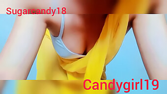 Loud Asian (Gag) With A Hot Candy In Saree - 18+