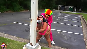 Thejaidynvenus Wanted To Let A Clowwitch Fuck For Free And Came Across Gibby The Clown In Public