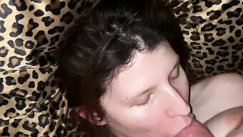 Cumshot On Big Natural Tits After Deepthroating