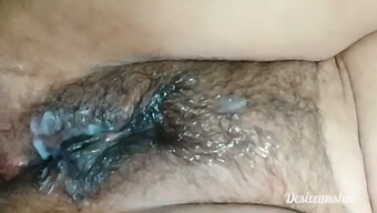 18+ Teen Takes A Brutal Creampie In Her Hairy Pussy