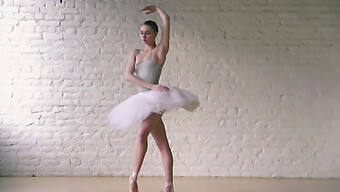 European Beauty In A Ballet Performance