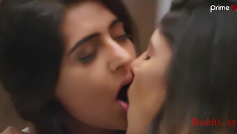 Big Natural Tits And Small Boobs In An Indian Lesbian Scene