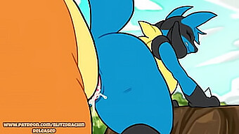 Pokemon Yiff: Le Cul De Lucario Baisé Par Charizard