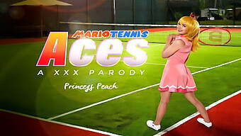 Oglejte Si Vročo Najstnico, Ki Se Jebe Z Blondinko Kot Princess Peach V Tem Videu Virtualne Resničnosti Xxx