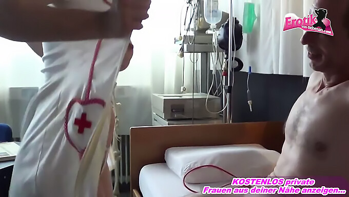 Amateur German Nurse Gets Down And Dirty With Her Patients