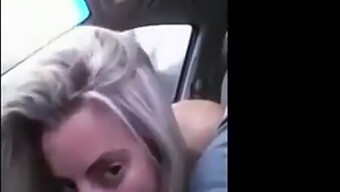 Blonde Babe Swallows Cum After Giving An Amateur Blowjob