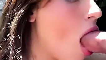 A Stunning Instagram Model Gives A Mind-Blowing Blowjob To A Beautiful Dick