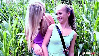 18-Year-Old Bella Anne And Her Skinny Classmate Indulge In A Steamy Lesbian Encounter