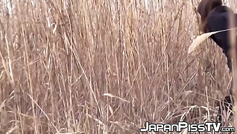 Teen (18+) Japanese Schoolgirls Peeing Outdoors In Hd