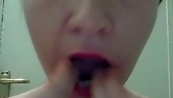 Olga, The Dirty Talking Slut, Gets Ready For A Mouth Fuck In This Homemade Video