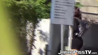 Japanese Teens Caught On Camera Urinating In Public