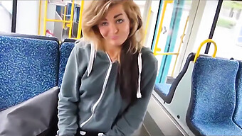 Coquine On A Tram: Masturbating To A Perfect Pussy