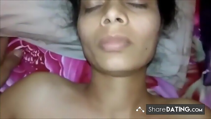 A Mobile Pov Video Of Alka Bhabhi Getting Pounded By Her Husband