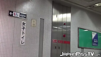 Hotties Pissing In Japanese Public Restrooms