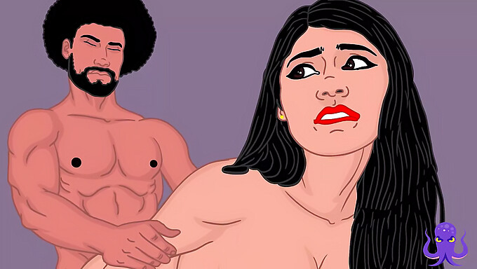 Stor Svart Kuk Knuller Rumpa Til Desi Bhabhi Mia Khalifa Hardt I Animert Tegneserieporno