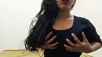 Blonde 18-Year-Old Indian Girl Shows Off Her Small Tits And Fingering Skills