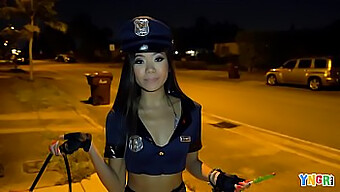 Yngr - Asian Teen Vina Sky Receives A Hardcore Ride On Halloween