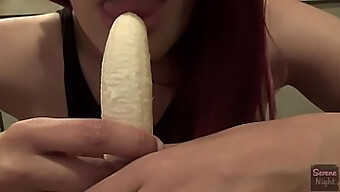 Failing At Giving A Blowjob On A Banana