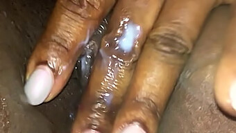 African American Teen Gets Her Fingers Fucked Hard