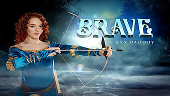 Brave Merida, A Redheaded Princess, Seeks Out A Big Cock In Virtual Reality