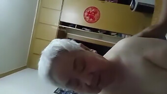 Chinese Grandma And Her Younger Lover Have Fun