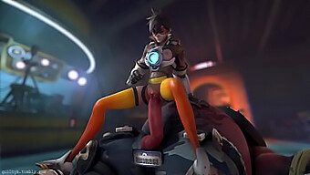 Placer Malvado: Tracer Y Roadhog En Porno Gay Animado