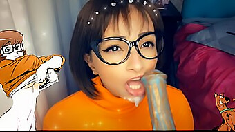 Big Ass Latina Velma Gives A Blowjob To Scooby Doo'S Cock In Hd Video