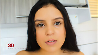 Afterschool Sex With My Stepsister: Blowjob And Cum Swallowing In Spanish