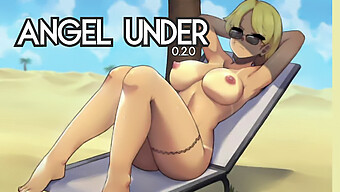 A Bunda Grande De Angel De 18 Anos Está Em Exibição Neste Jogo Hentai