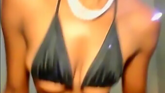 Amazing Ebony Babe Enjoys Masturbation And Sex Toys